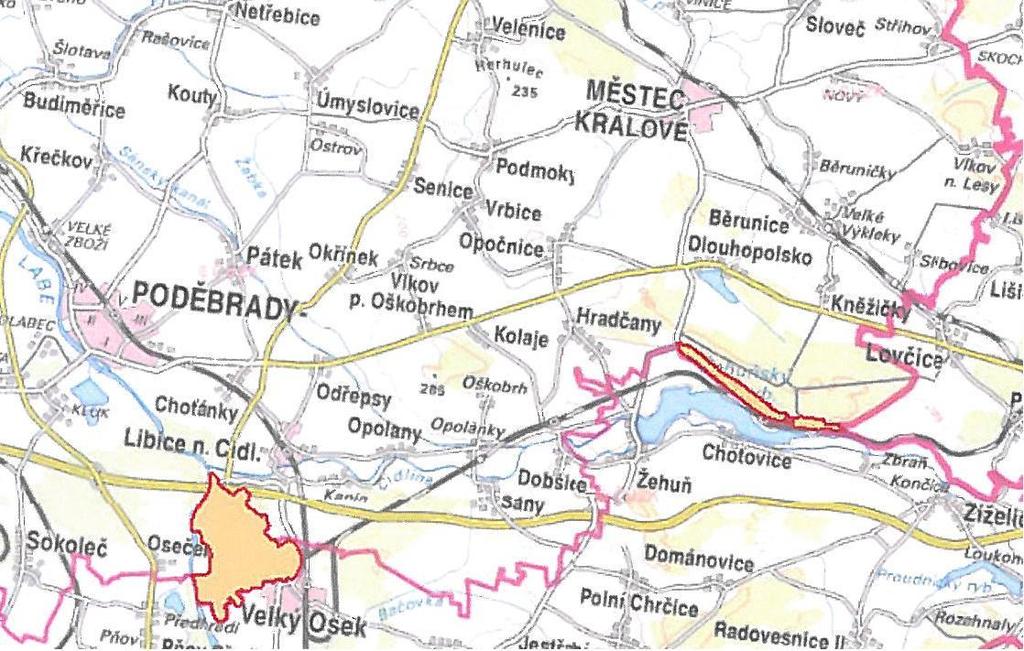 A029 národní přírodní památka včetně ochranného pásma NPP 3383 Kopičácký rybník rozloha 8,3147 ha.