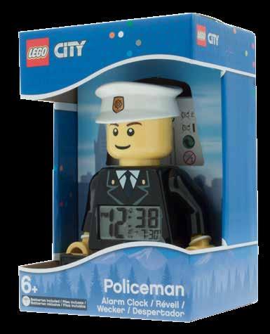 9002274 - Oblíbený hrdina v provedení LEGO hodin s budíkem - Výška figurky je cca 25 cm - Hodiny s LCD displejem - Podsvícení displeje - Budík s funkcí