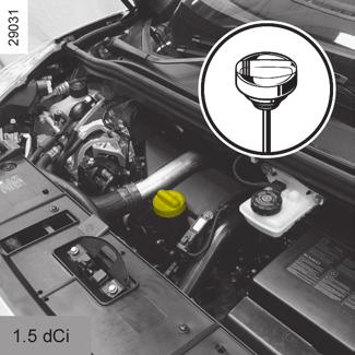 1 2 Informace pro výměnu oleje - objem oleje v motoru včetně oleje obsaženého v olejovém filtru (informativní údaje) Motor 1.6 16V: 5,0 litru Motor 2.
