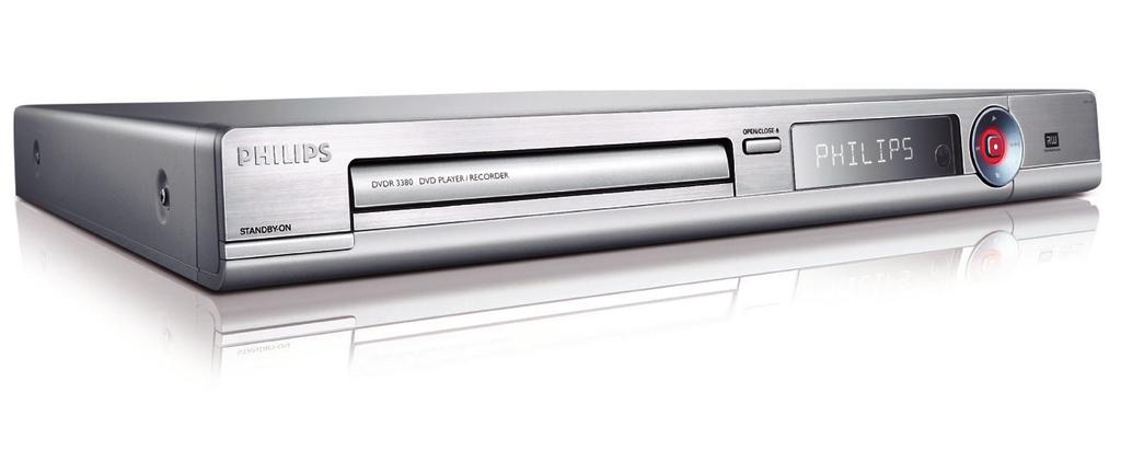 DVD přehrávač/rekordér DVDR3380 Návod k obsluze Děkujeme Vám, že jste si vybrali Philips. Potřebujete rychle pomoci?