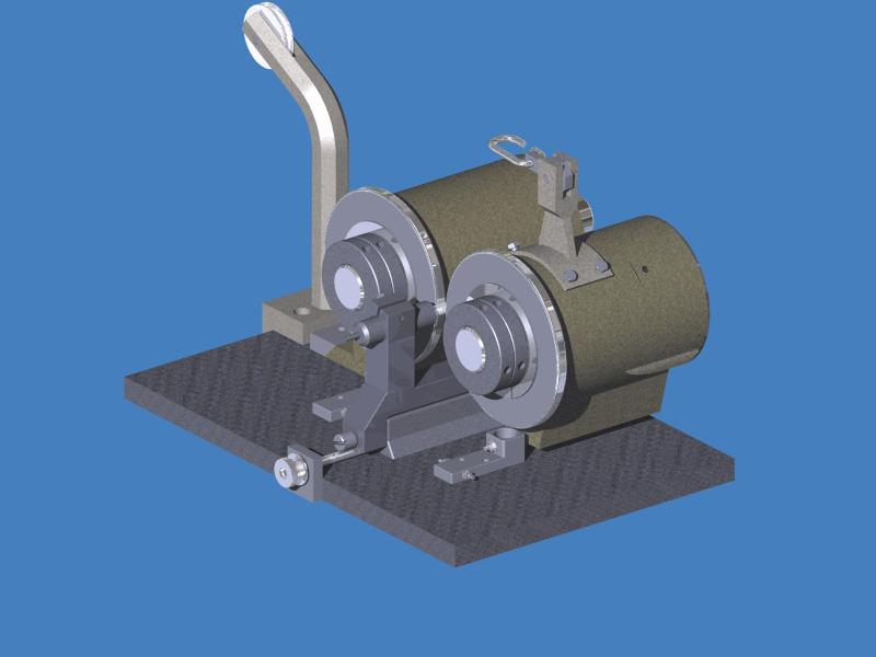 Obr.3: Model experimentálního