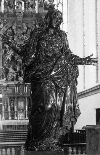 114 Hans Reichle, socha truchlící Panny Marie, skupina