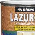 LAZUROL PRAGOLESK C 1037 LAK NITROCELULÓZOVÝ Lak je určen pro bezbarvé lesklé, tvrdé nátěry dřeva ve vnitřním prostředí, například nábytku, sportovního nářadí a drobných dřevěných předmětů.