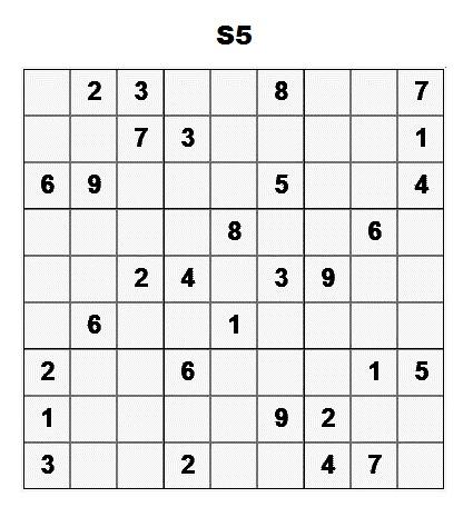 Obrázek 7: Sudoku střední obtížnosti vybrané pro náš experiment. Tabulka 6: Naměřené hodnoty.