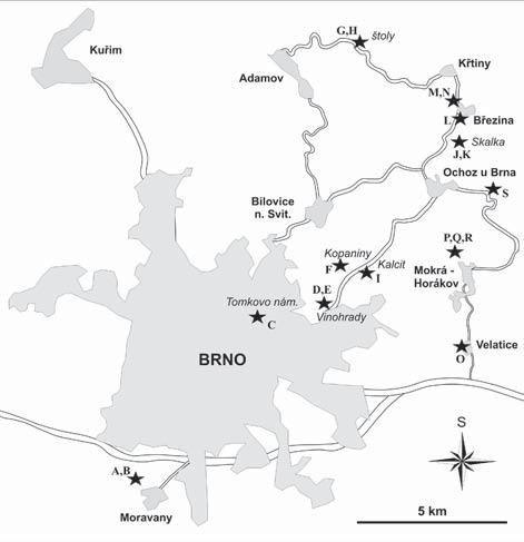 TĚŽKÉ MINERÁLY KENOZOIKA BRNĚNSKA: MOŽNOSTI A ÚSKALÍ INTERPRETACÍ Heavy minerals of Cenozoic of the Brno surroundings possibilities and risks of interpretations Jiří Otava Česká geologická služba,