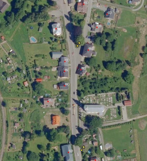Umístění hlásičů