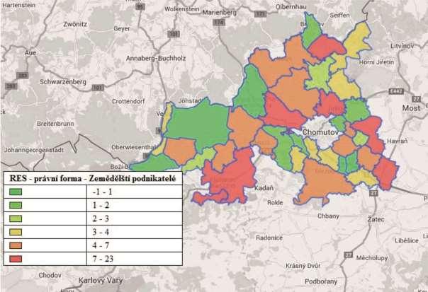 Z grafu je zřejmé, že: U významné části (oranžová výseč grafu) evidovaných podnikatelských subjektů není znám počet zaměstnanců pravděpodobně se bude jednat o neaktivní subjekty, Další významná část