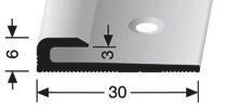 F2G 250 cm 317 801 002 4 449,0 Ukončovací profil Küberit 802 pro vinyl a koberce do 5 mm - šroubovací, hladký stříbro F4 250 cm 317 802 004 4 379,0 sahara F9 250 cm 317 802 009 4 imit.nerezi kart.