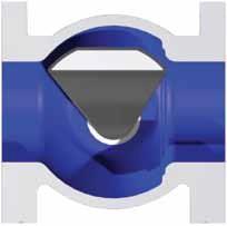 Flow Control Excentrický kohout měkkotěsnicí - Série 601 Specifikace Instalace Výrobek je vhodný pro ovládání průtoku v obou směrech.