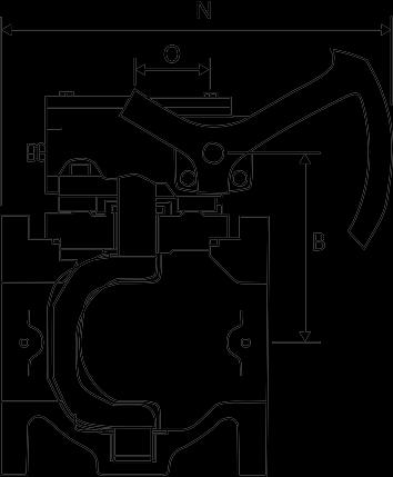 Flow Control Excentrický kohout měkkotěsnicí - DN65 až DN300 Specifikace Kruhový průchod pro DN65 - DN300 Poniklované navařené sedlo Epoxidované sedlo u DN65 (max temp 50 C) Uzávěr z tvárné litany