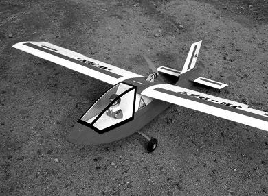 jsou překližkové. RC polomaketa polského amatérského letadla na elektropohon.