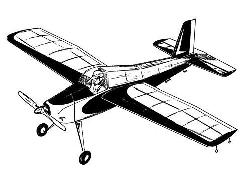 18,2 dm 2 1 000 g 1 1,5 cm 3 014 Major 014s Naxos 015 Mustang 015s Čejka Volně létající sportovní motorový model je možné postavit ve dvou provedeních: z tuzemského materiálu nebo z balzy, případně