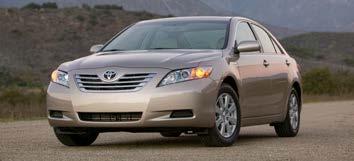generace (2001 2006) Camry páté generace byla navržena od počátku jako zcela nový vůz. Konstrukce vycházela z podvozkové platformy Toyoty Highlander.