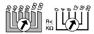 4.2 Nastavení vypínacích hodnot Relé řady PROFESSIONAL LINE mají jedinečnou schopnost velmi přesného a jemného nastavení. K tomu jsou použity dva potenciometry.