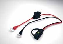 COMFORT INDICATOR COMFORT INDICATOR Eyelet Comfort Indicator Eyelet M6 a M8 používá jednoduchý systém semaforů zobrazující stav nabití vašeho akumulátoru.
