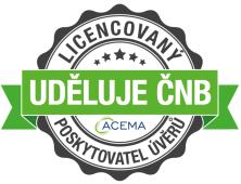 Historie společnosti ACEMA 2000 Založení společnosti ACEMA 2003 Zaměření na poskytování zajištěných úvěrů 2009 Zvládli jsem obsloužit 10 tis.