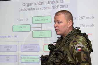 Řídící prvky NATO podle aktuální mezinárodní situace formují strukturu úkolových uskupení NATO Response Force.