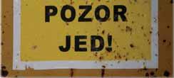 V minulosti jsme zacházení s bojovými látkami procvičovali výhradně v České republice na Kamenné Chaloupce. Zdejší prostor je o mnoho větší. Dá se tedy cvičit s větším množstvím látek.