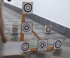 Použity byly dva obyčejné fotoaparáty (navíc různé modely), u kterých nebylo možné provést například spuštění záznamu pomocí softwarové spouště.