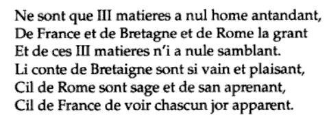 Jean Bodel, La chanson des Saisnes (Saxons), cca 1200 (.