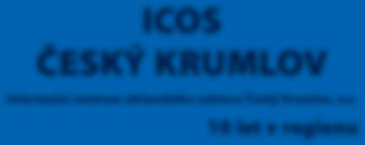 ICOS ČESKÝ KRUMLOV Informační centrum občansk