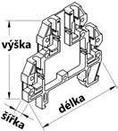 3 Nutnost ukončovací přepážky ANO ANO ANO Norma IEC 60947-7-1 IEC 60947-7-1 IEC 60947-7-1 Rozměry [mm] (šířka / výška / délka) 6 / 55 / 72 5,3 / 47,5 / 62 5,3 /