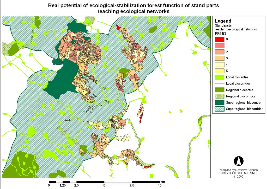 108 R. Kolouch REAL EFFECT TREND PROGNOSIS The real effect trend prognosis in the time n + 10 years, n + 20 years and n + 40 years was done on selected stand parts (about 400) in the area of interest.