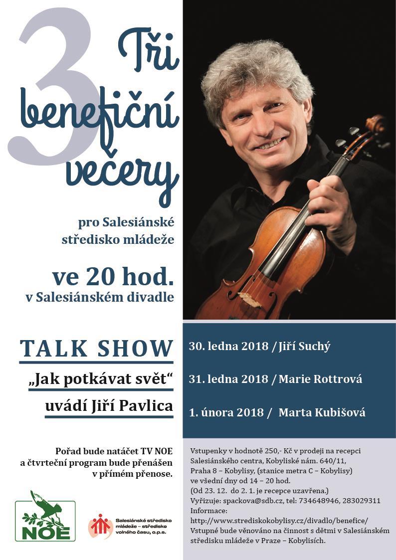Vstupenky na tato tři představení není možné rezervovat, je možný pouze přímý prodej na recepci Salesiánského centra každý všední den od 14 20 hod. (Kobyliské nám.