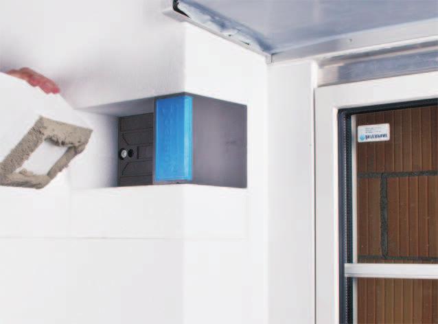 crewed shutters with M-threads can be secured against turning using lock nuts.