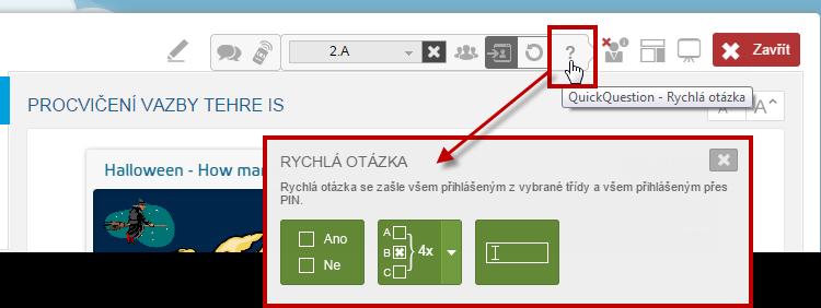 5.3 Ovládejte tabuli ze třídy V učitelském panelu si můžete zapnout dálkové ovládání, pomocí kterého budete ovládat zobrazený materiál na interaktivní tabuli.
