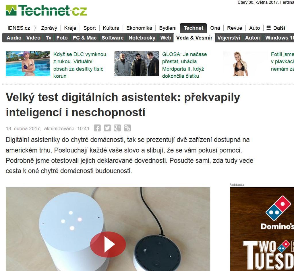 INTELIGENTNÍ DIGITÁLNÍ ASISTENTI/KY http://technet.idnes.