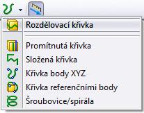 Nastavte možnost rozdělení jako průsečík. Obr. 19: Rozdělení plochy.