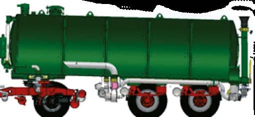 Odběr stabilizátoru probíhá z běžně dostupného kontejneru o objemu 200 litrů. Ten se veze společně s cisternou.