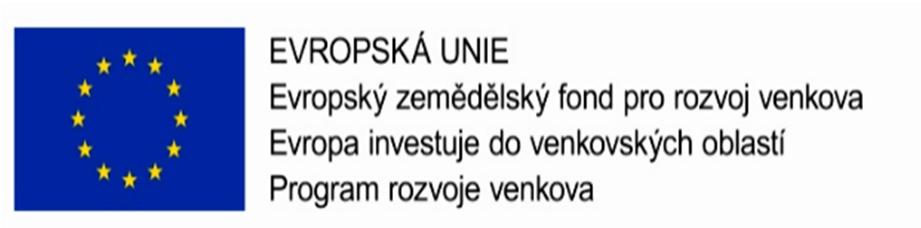 Projekt: INOVACE V ROSTLINNÉ VÝROBĚ podpořený Programem rozvoje venkova pro období 2014 2020 v opatření 16 Spolupráce, operací 16.2.1 Podpora vývoje nových produktů, postupů a technologií v zemědělské prvovýrobě je spolufinancován Evropskou unií.