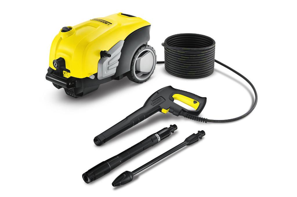 K 7 Compact Vysokotlaký čistič K7 Compact s vodou chlazeným motorem je kompaktní a