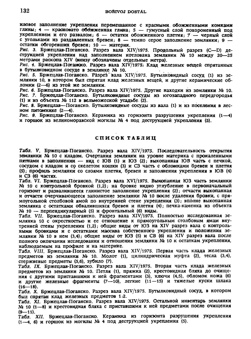 132 BOŘIVOJ DOSTAL MJiOBoe aanojmehhe ykpemiehha nepememahhoe c KpacHuruH OGOXOKCHHHMM KOMK&MH rjimhbi; 4 KpacHOBaro oocfaokehhah rmmu; 5 rymychuň CJIOM noxopohehhmh nofl ykpenjiehhcm H ero pa3banom;