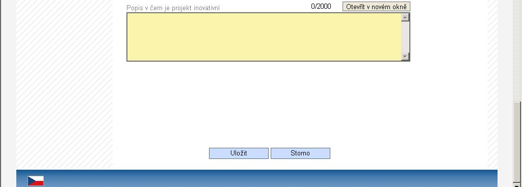 Popište, proč je potřebné projekt realizovat, vymezte cílovou skupinu a uveďte přínos projektu pro cílovou skupinu. Jaký je význam projektu. Uveďte výchozí stav. Cíle projektu - uveďte cíle projektu.