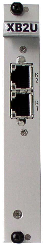 Datové jednotky XB2U Přenos Ethernetu (1x64 kbit/s 30x64 kbit/s) Objednací číslo 446P599 Rozhraní Ethernet 100BaseTX Počet rozhraní 2 Rozměry 100 x 160mm, panel 20 mm
