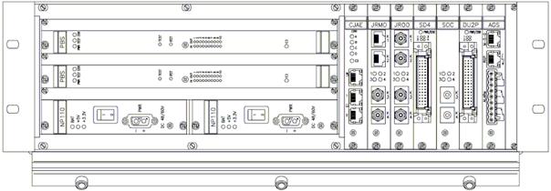 Bloky 3ALC Rám včetně komunikační desky Objednací číslo 446R897 Rozměry 482,6 mm x132,5 mm x310 mm Počet jednotek 2 Počet jednotek 6 Počet jednotek ASDH / ASDH4 0 / 0 Centrální multiplexor CJAE