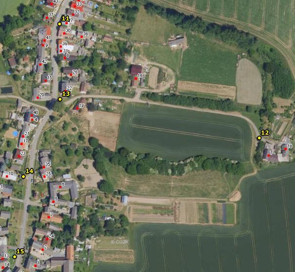 Umístění hlásičů v