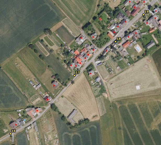 Umístění hlásičů v