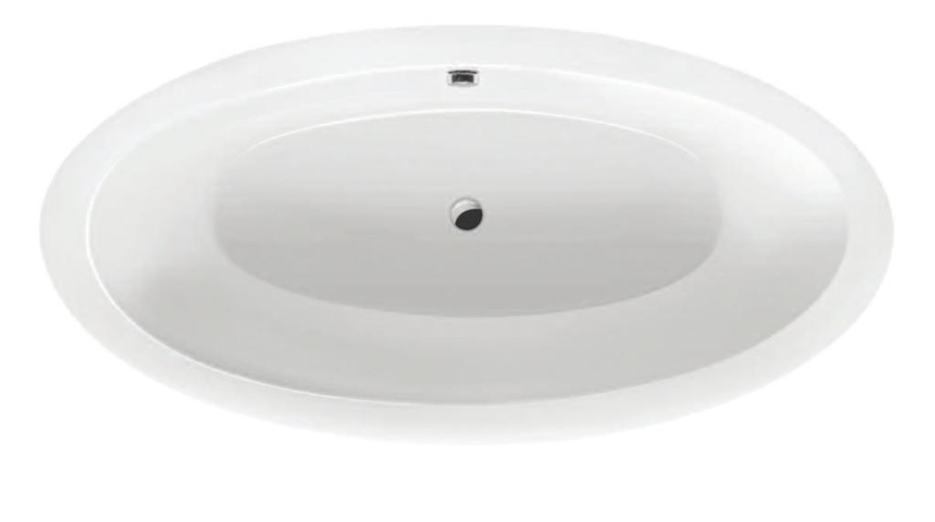 1900 x 950 13 681 CZK / 542,70 EUR LUMEN DESIGN: SANTECH Vana Lumen se řadí k největším oválným vanám na trhu.