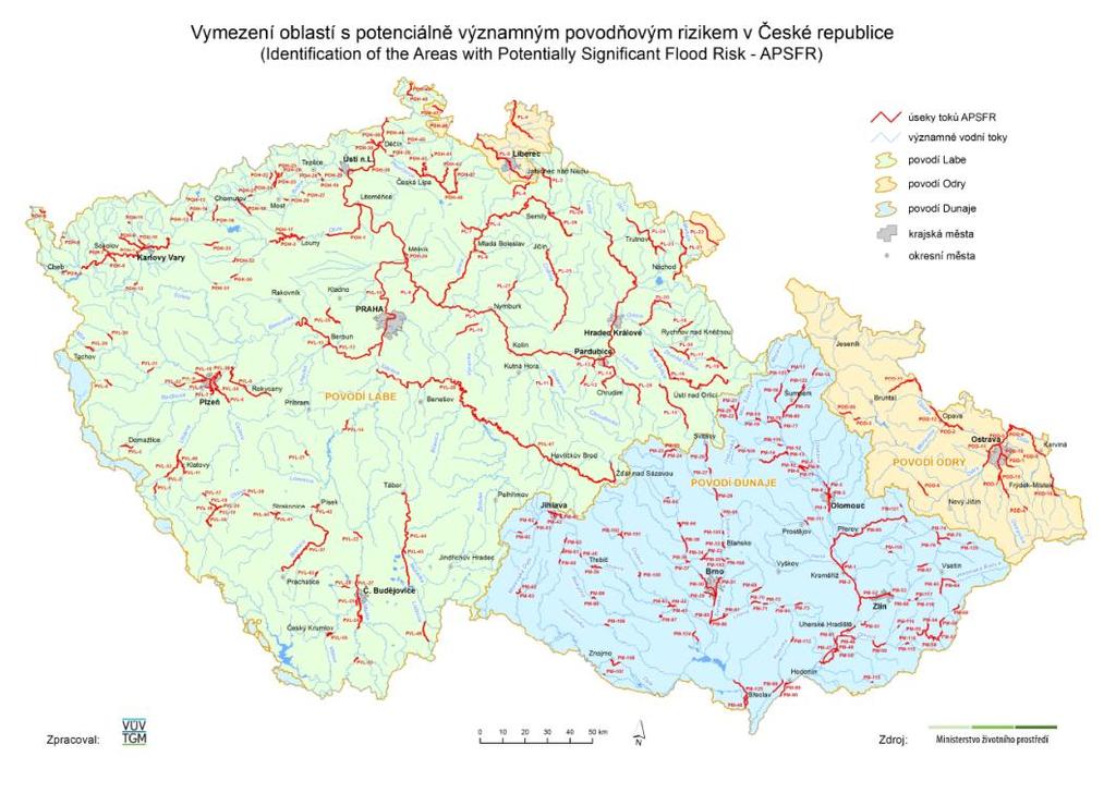 Úvod Dokumentace oblastí s významným povodňovým rizikem jsou hlavním podkladem pro vypracování Plánu pro zvládání povodňových rizik v dílčím povodí Horní Odry.