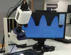 611675-031 63AAA001 Mikroskop TM-1005B se stolem XY 100 50 mm 2 digitální mikrometrická hlavice 0-50 mm Koncová měrka 50 mm, TP 1 Prstencové LED osvětlení s nastavitelnou intenzitou světla 5 783 1