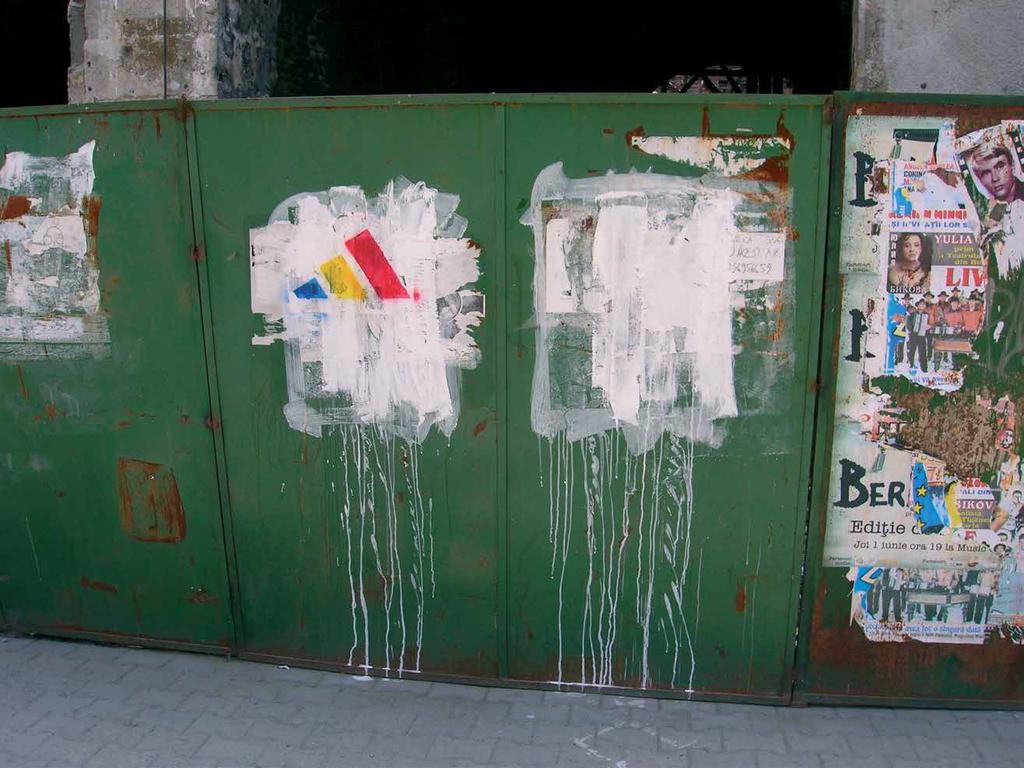 2006, Bukurešť /Rumunsko, Billboart in the public space