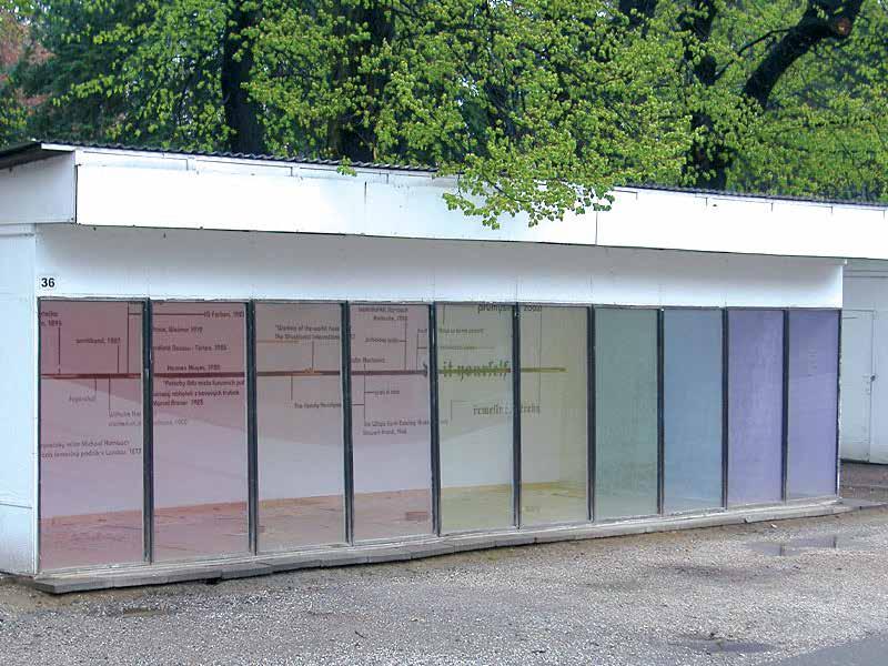 2006, Olomouc, stánek 36 v areálu Výstaviště Flora, Kontrolovaná migrace