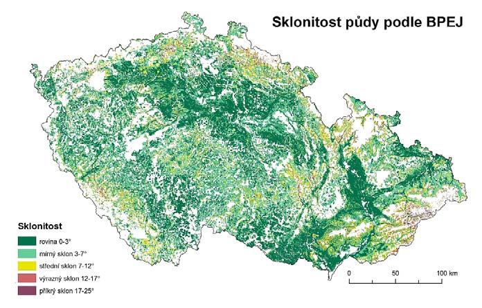 Výroční zpráva o činnosti za rok Tabelární sestava obsahující zastoupení BPEJ a tříd ochrany půdy v ha a % plochy zájmového území pro všechny lokality uvedené dle smlouvy.