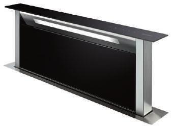 KOMÍNOVÝ ODSAVAČ 90 CM DHB7952W Provedení nerez/bílé sklo Energetická třída A+ Maximální výkon odsávání 702 m 3 /hod Hlučnost min./max.