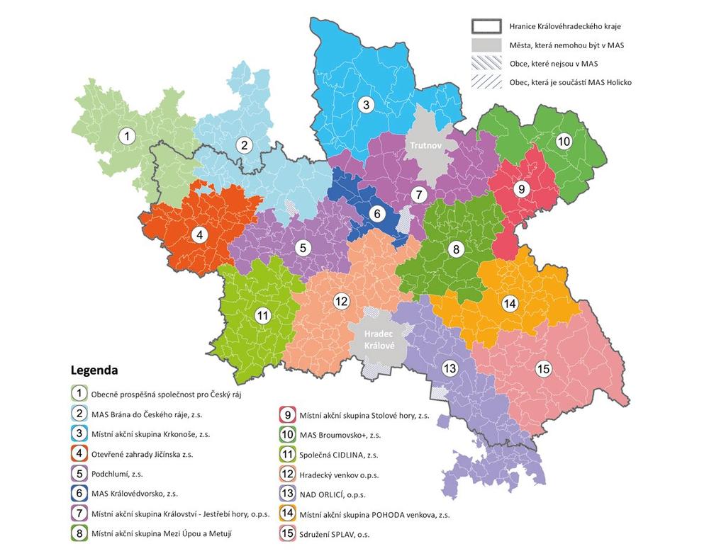 MÍSTNÍ AKČNÍ SKUPINY (MAS) V KRÁLOVÉHRADECKÉM KRAJI (KOMUNITNĚ VEDENÝ MÍSTNÍ ROZVOJ