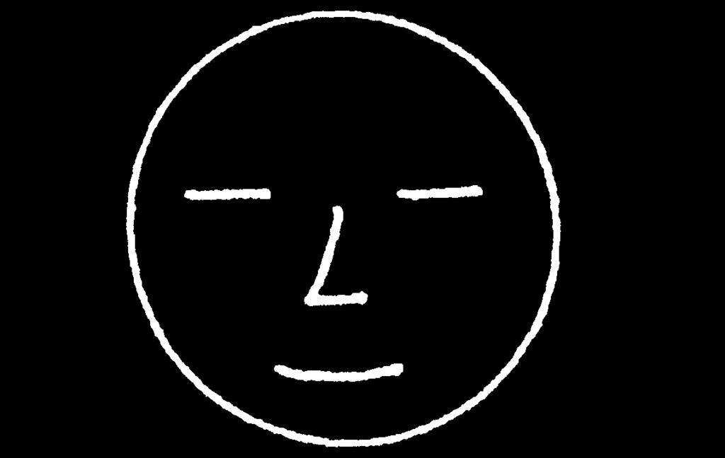 Pomůcky: tři nakreslené obličeje (na tabuli nebo na papír); pod